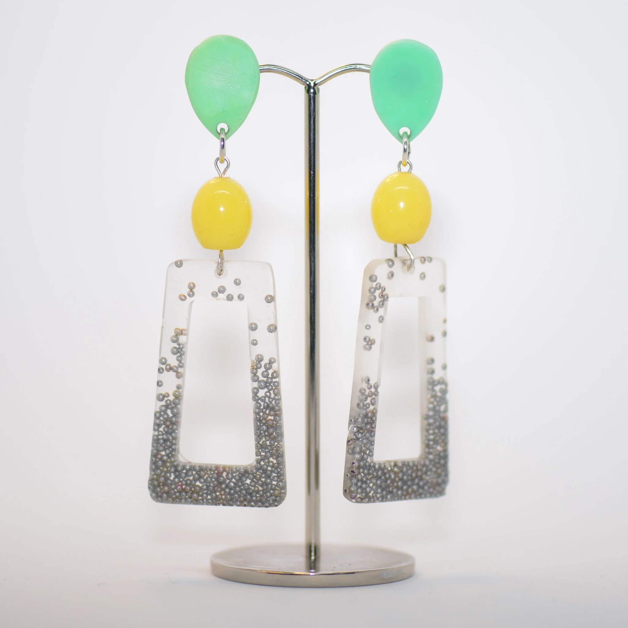 Aqua, Lemon &amp; Silver | Double Drops