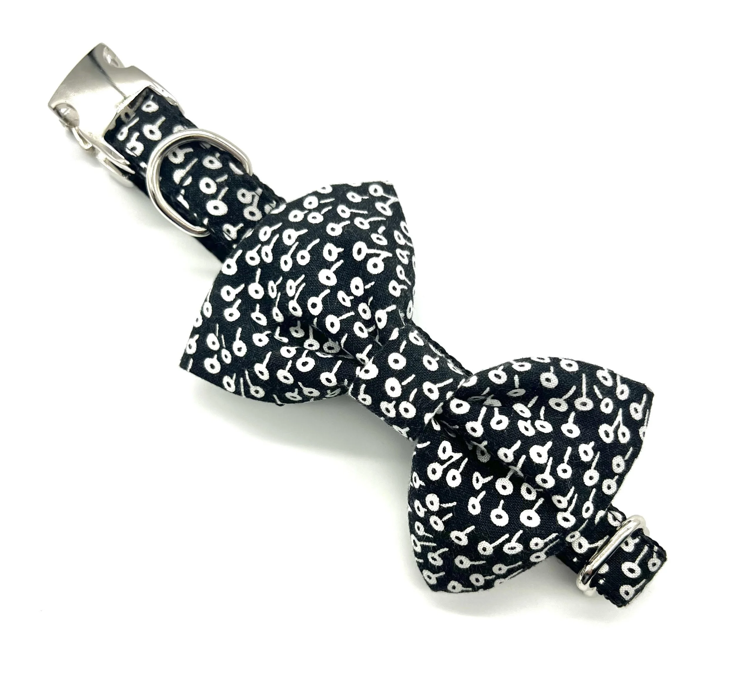 black + white floral bowtie + collar.jpg