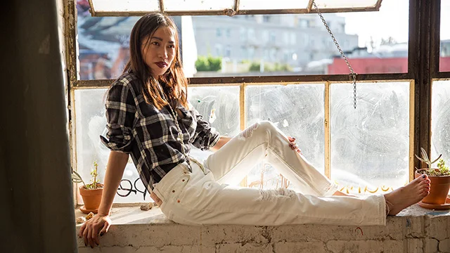 Yi Zhou in Levis Global Campaign Spring Summer