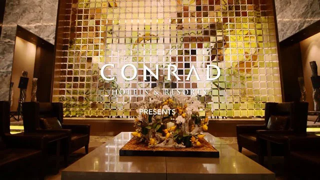 Yi Zhou in the Conrand Hotel Global Campaign
