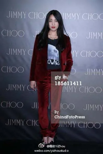 Yi Zhou attended Jimmy Choo event in Shanghai