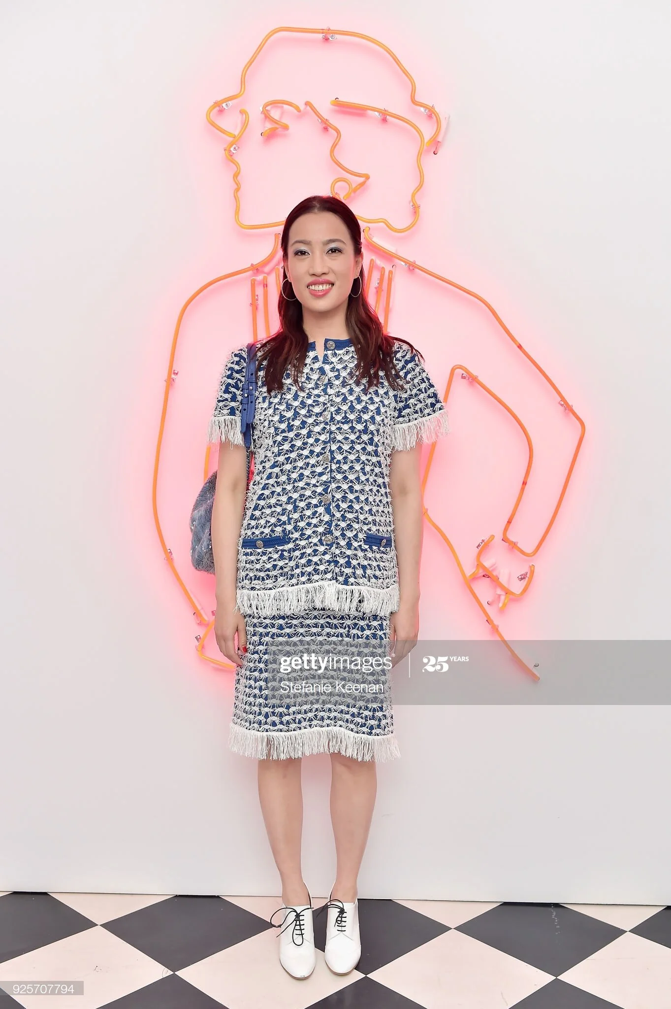 Yi Zhou, wearing Chanel, attends a Chanel Party to Celebrate the Chanel Beauty House and @WELOVECOCO at Chanel Beauty House on February 28, 2018 in Los Angeles, California.