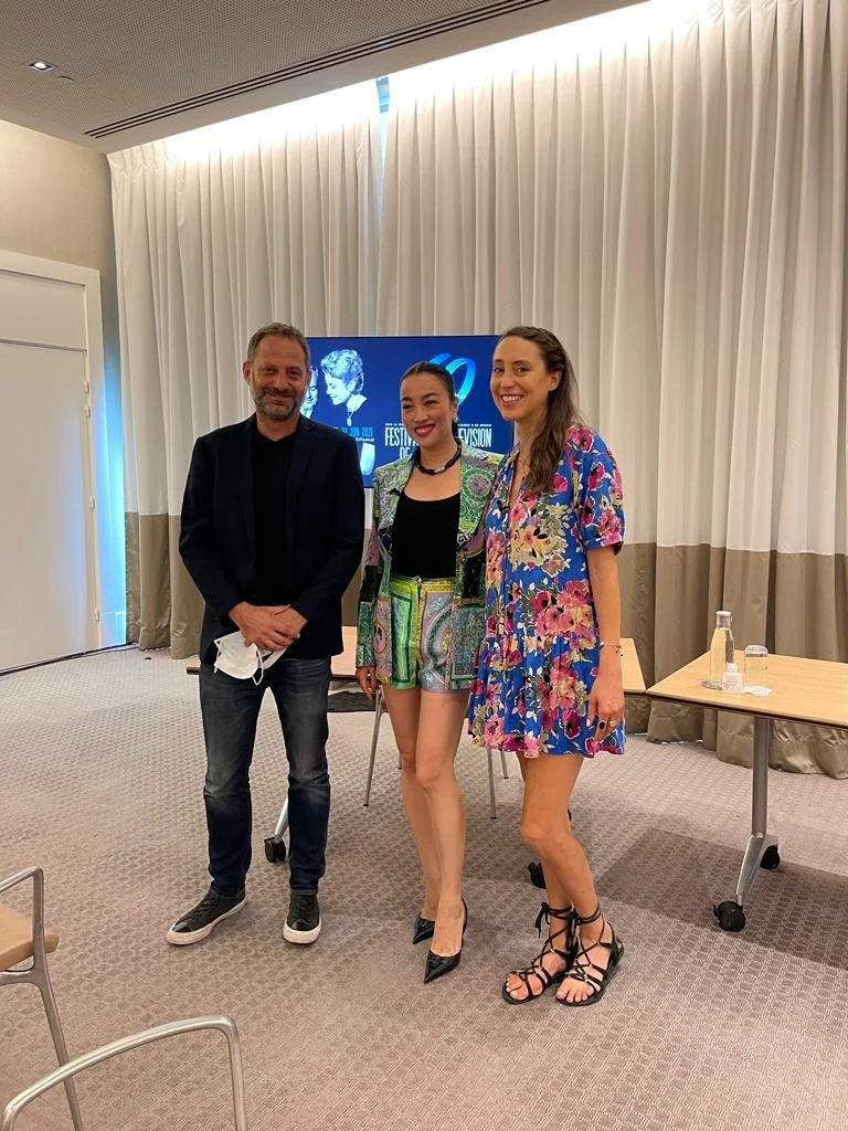YiZhou at montecarlo tv festival director and producer panel in June 2021