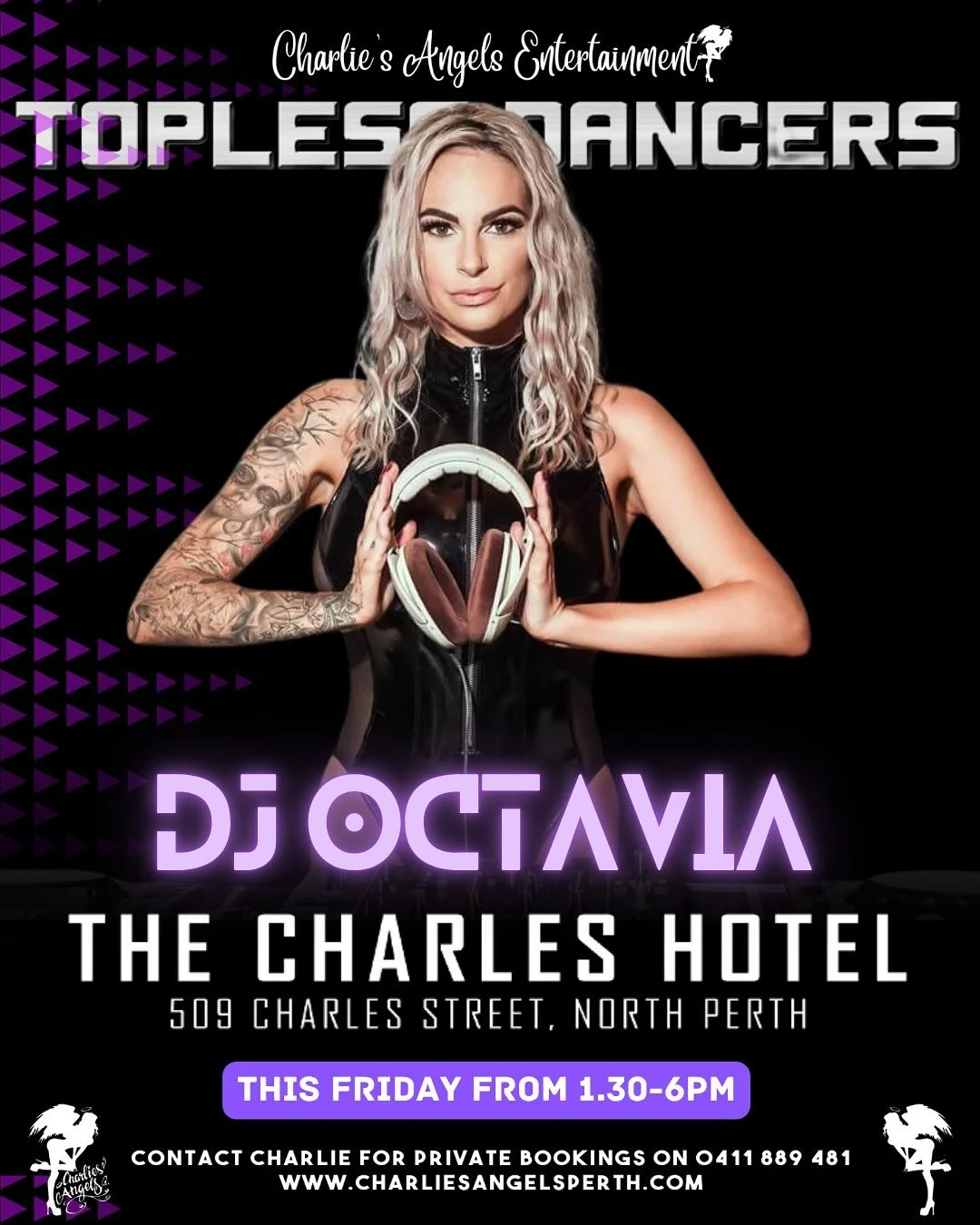 CHARLES HOTEL THIS FRIDAY JUNE 6th WITH DJ OCTAVIA @dj.octavia @charliesangels.entertainment