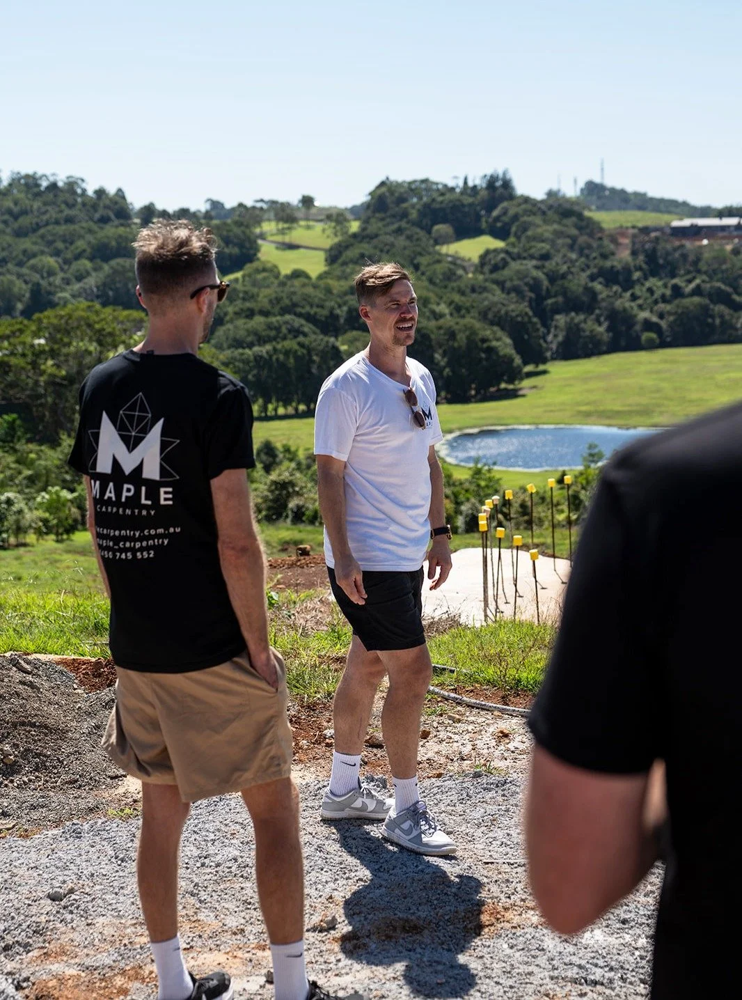Site walks and big talks. 🏡 

We've been lucky enough to be working on an incredible project out in beautiful Byron Shire and the views don't disappoint! 🌿

Nothing beats getting on site, walking the land and watching something this big start to ta