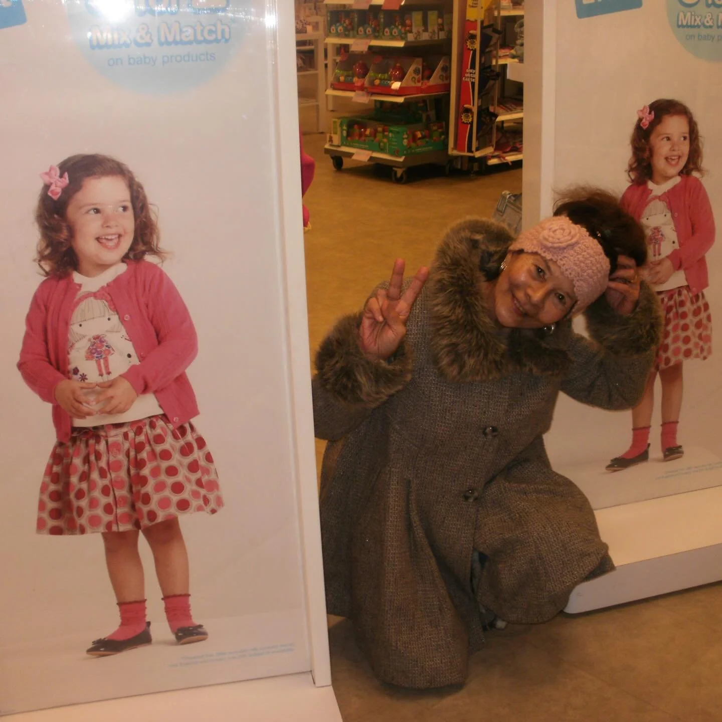 Happy heavenly Mothers Day to the best mum ever ❤️

Here&rsquo;s when she was shopping in Lakeside shopping centre in Boots in 2012 &amp; spotted 2 standees of Ellie! Eagle Eyed Cherry! 🍒 (her name was Cherry for short)

She asked the manager if she