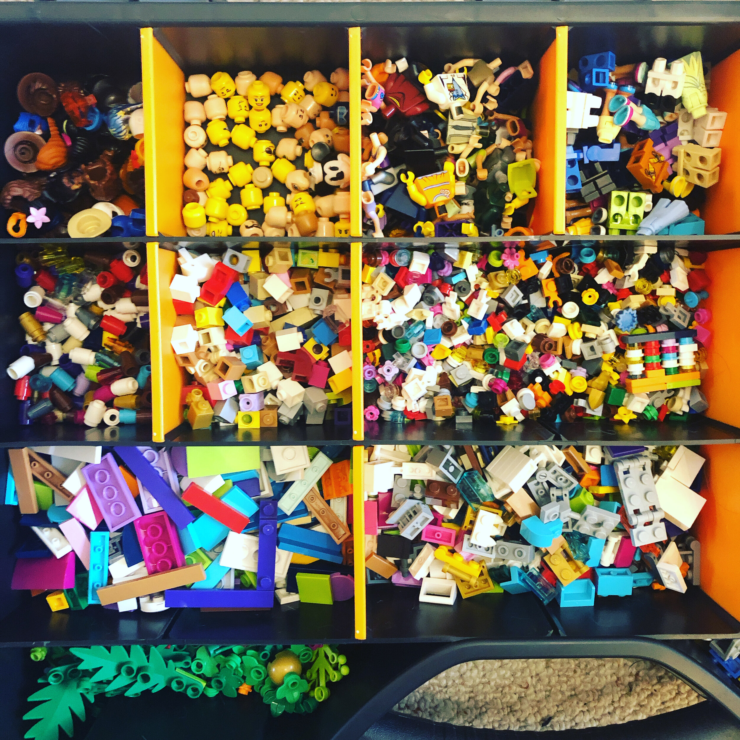 organising lego