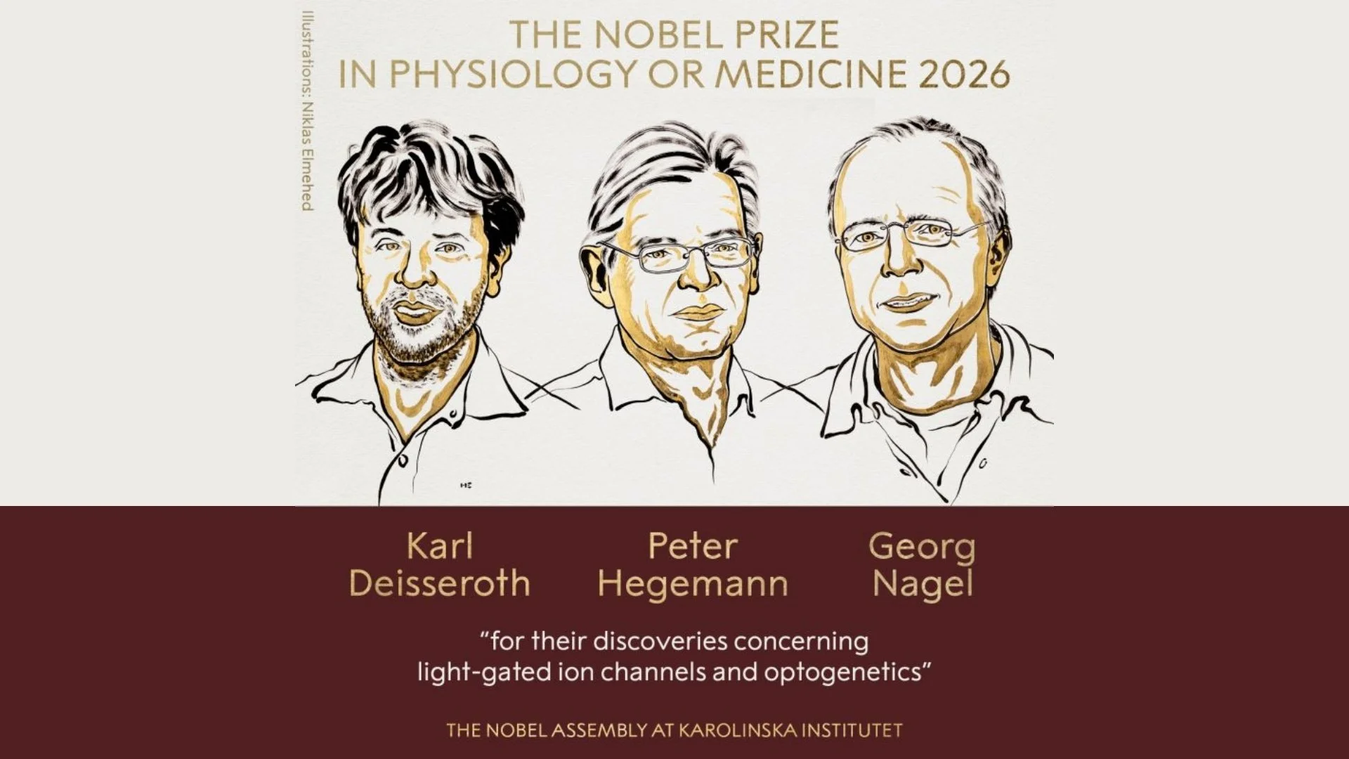 Karl Deisseroth Awarded the 2026 Nobel Prize in Physiology or Medicine