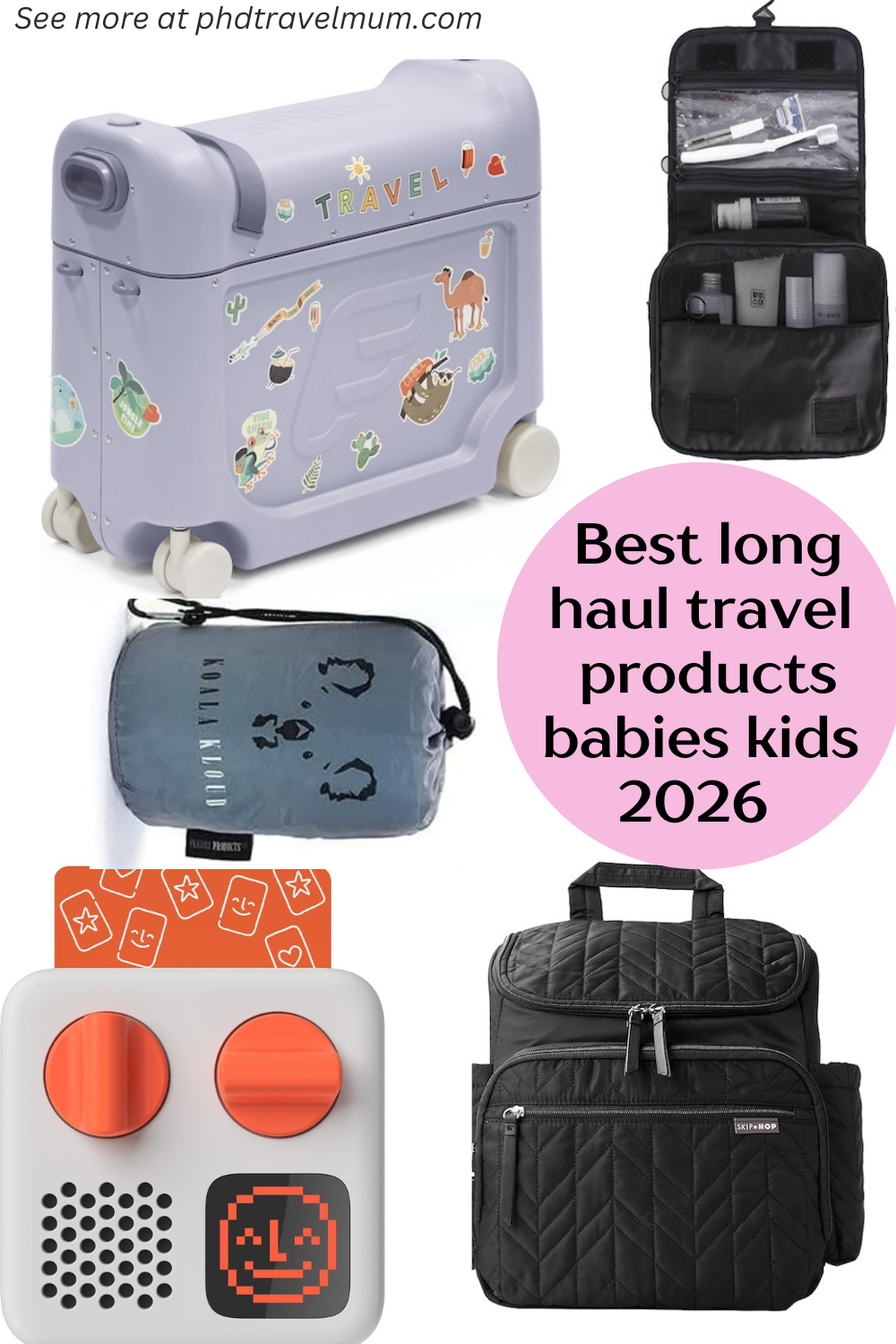 Products to ease the pain of long haul travel with babies and young children