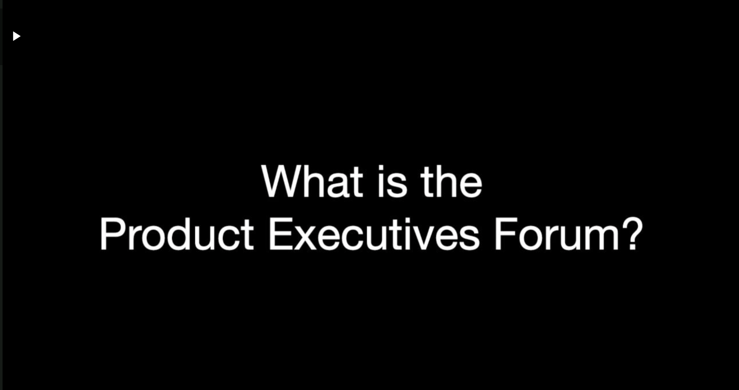 PEF | Product Executives Forum