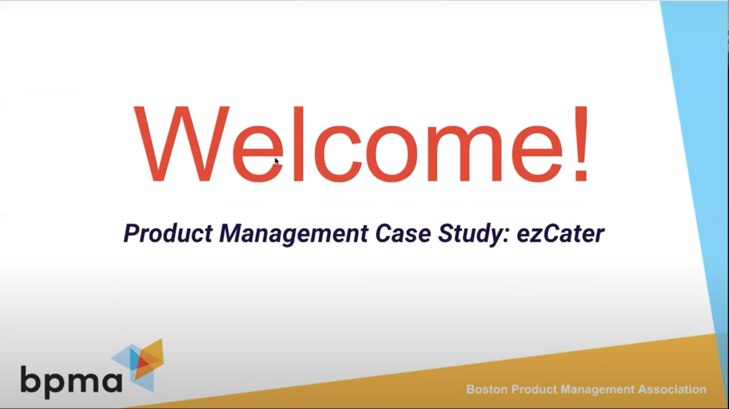 BPMA Forum| EzCater Case Study