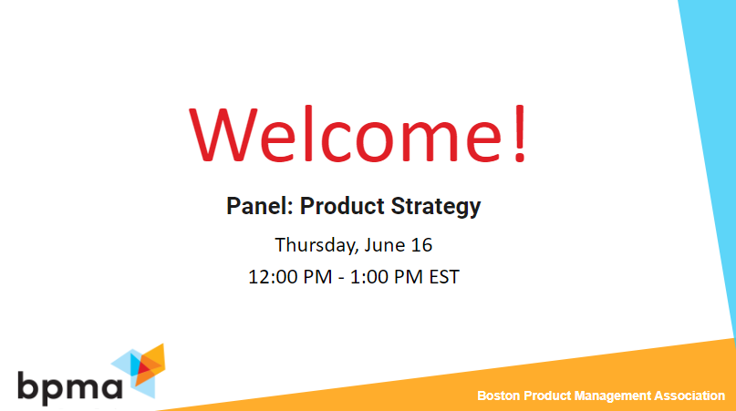 June 2022 Event | Panel Presentation on Product Strategy