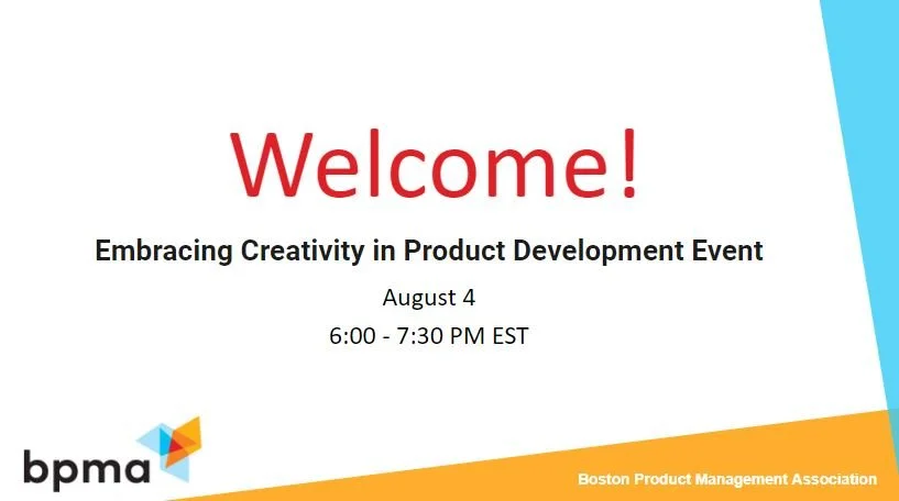August 2022 Event | Embracing Creativity in Product Development