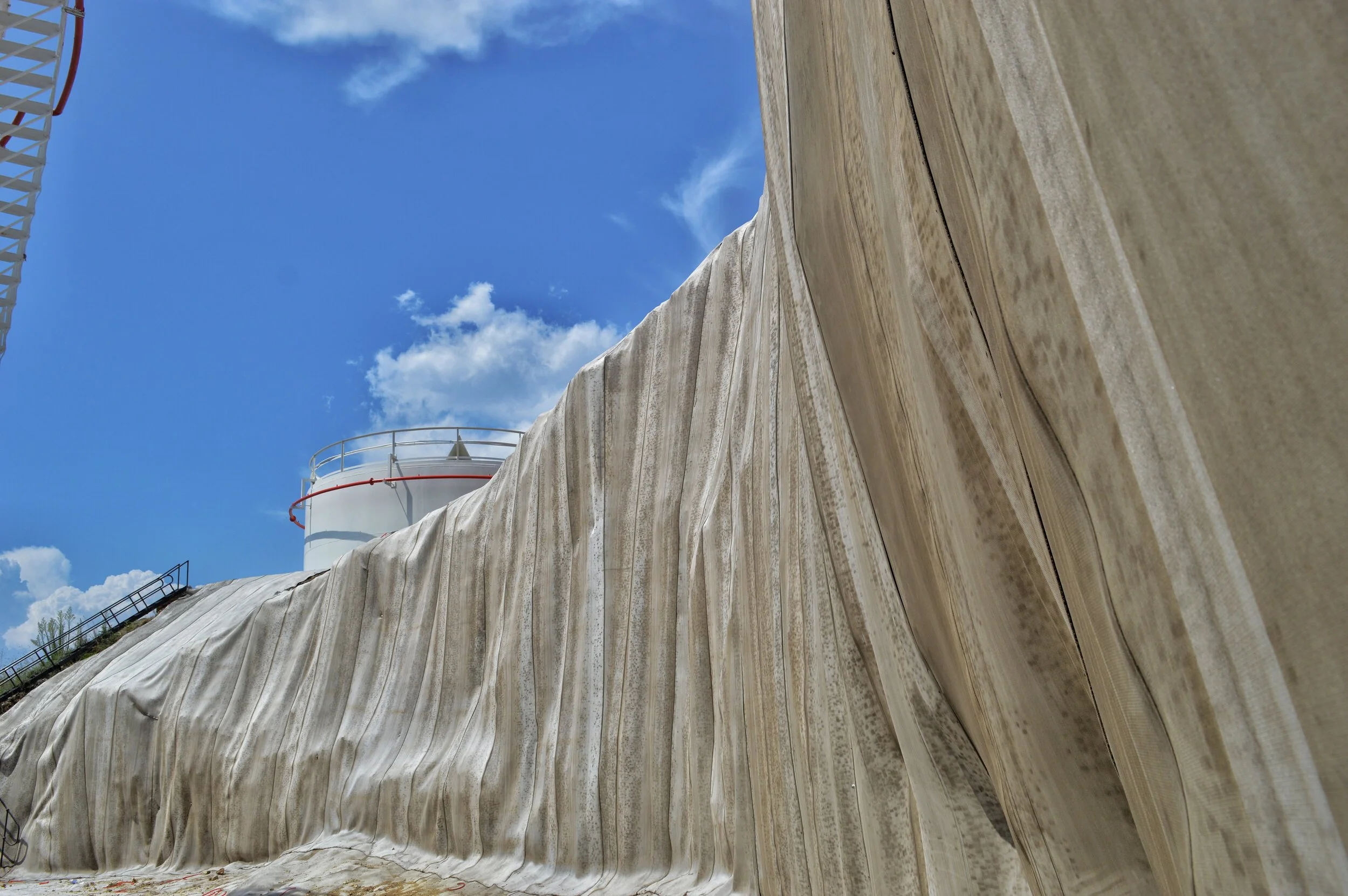 TANK FARM BUND LINING AND SLOPE PROTECTION IN GREECE