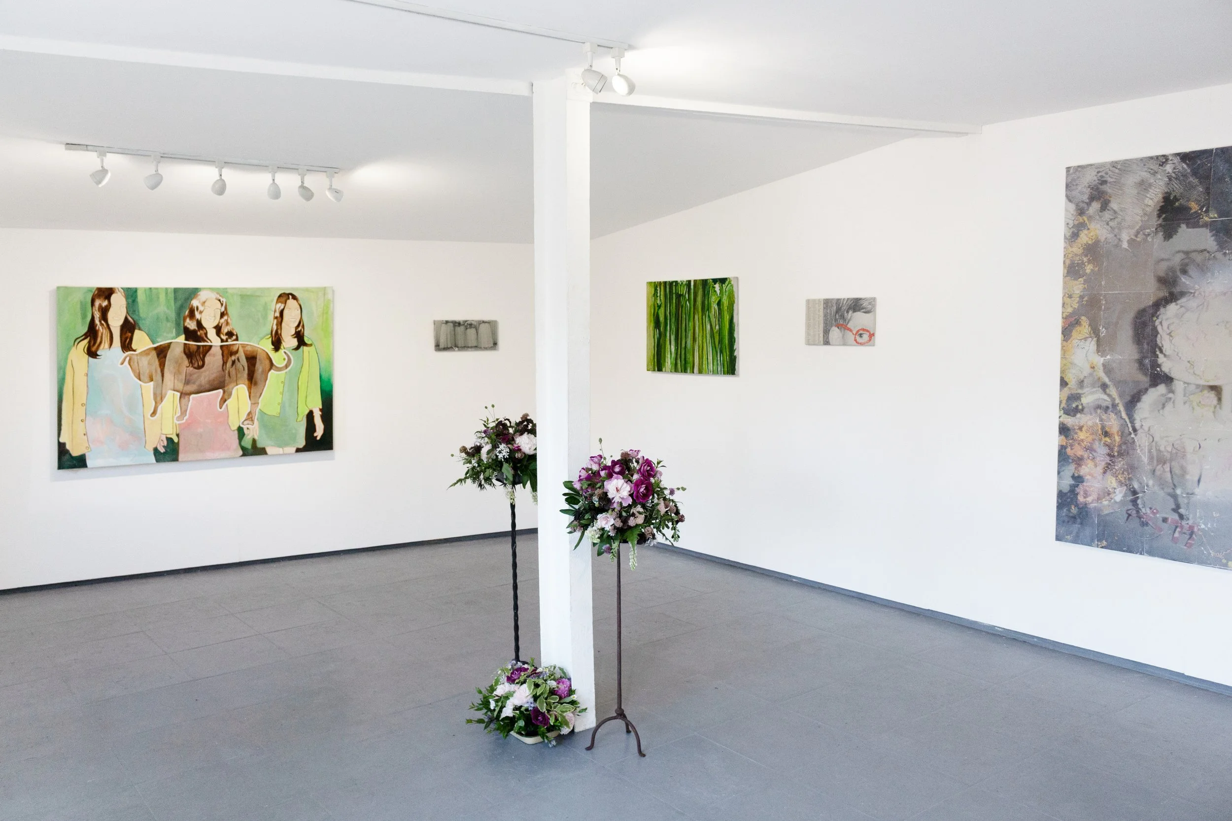 ‘The Wedding of Ellie and Sid’ installation view at Cambridge Artworks