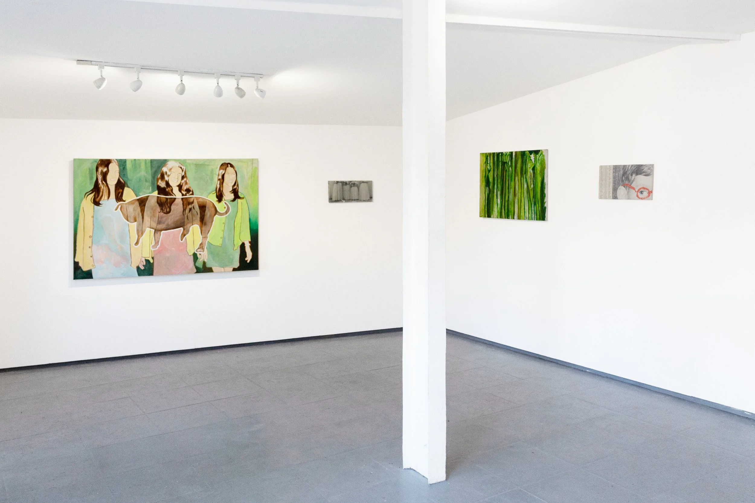 The Wedding of Ellie &amp; Sid, installation view. 
