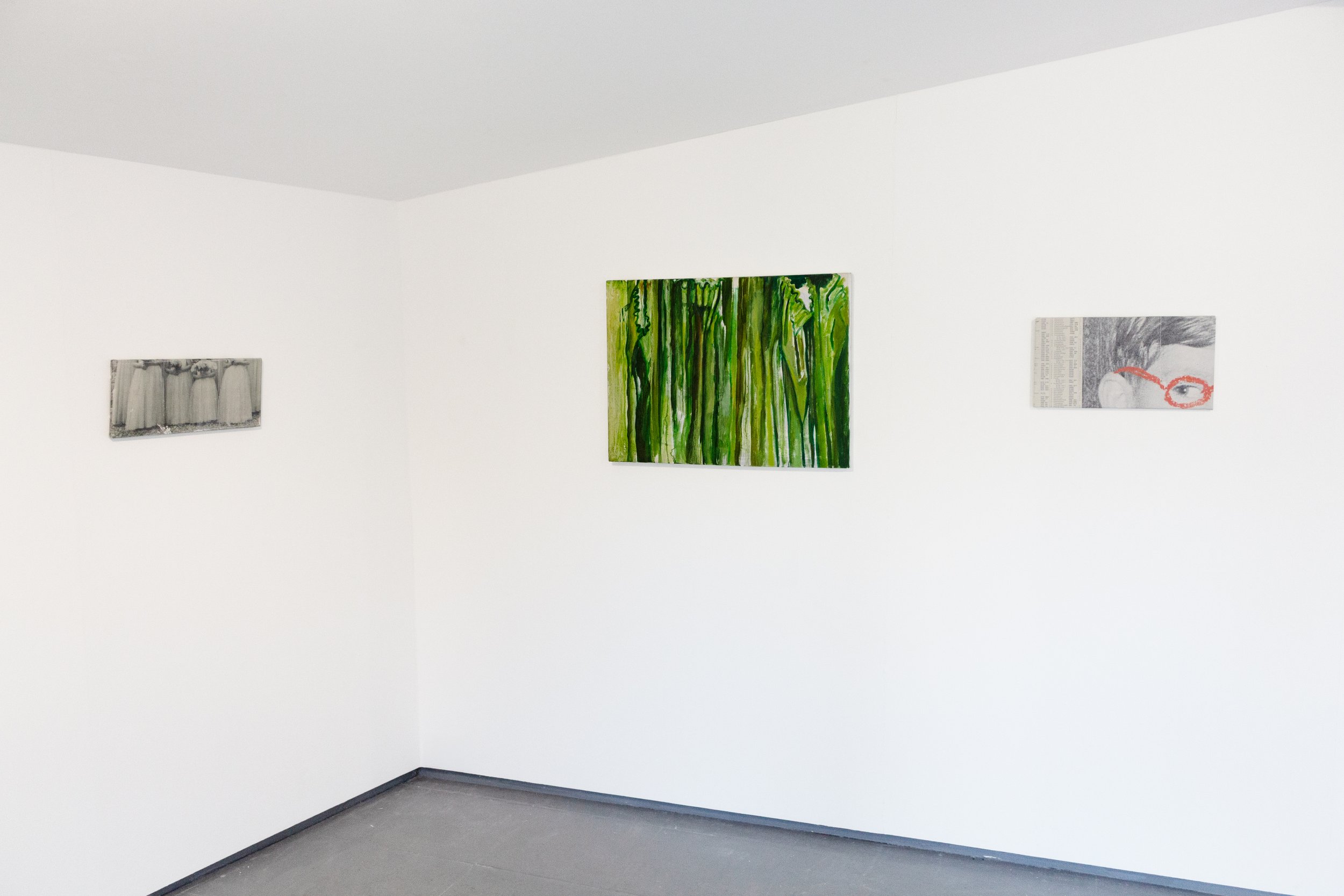 The Wedding of Ellie &amp; Sid, installation view. 