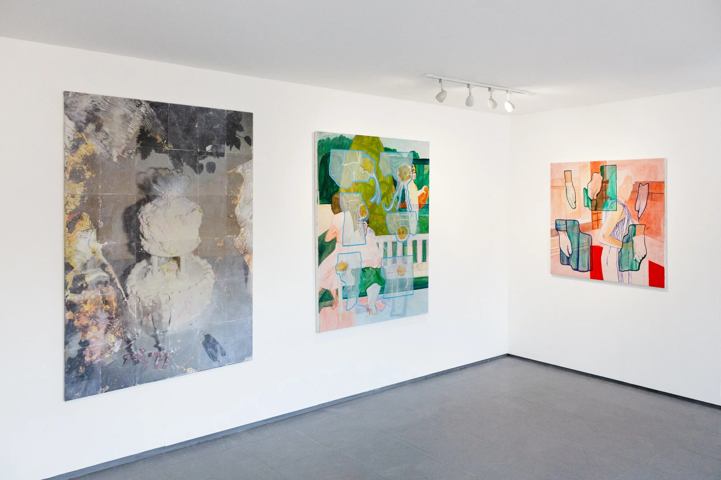 The Wedding of Ellie &amp; Sid, installation view. 