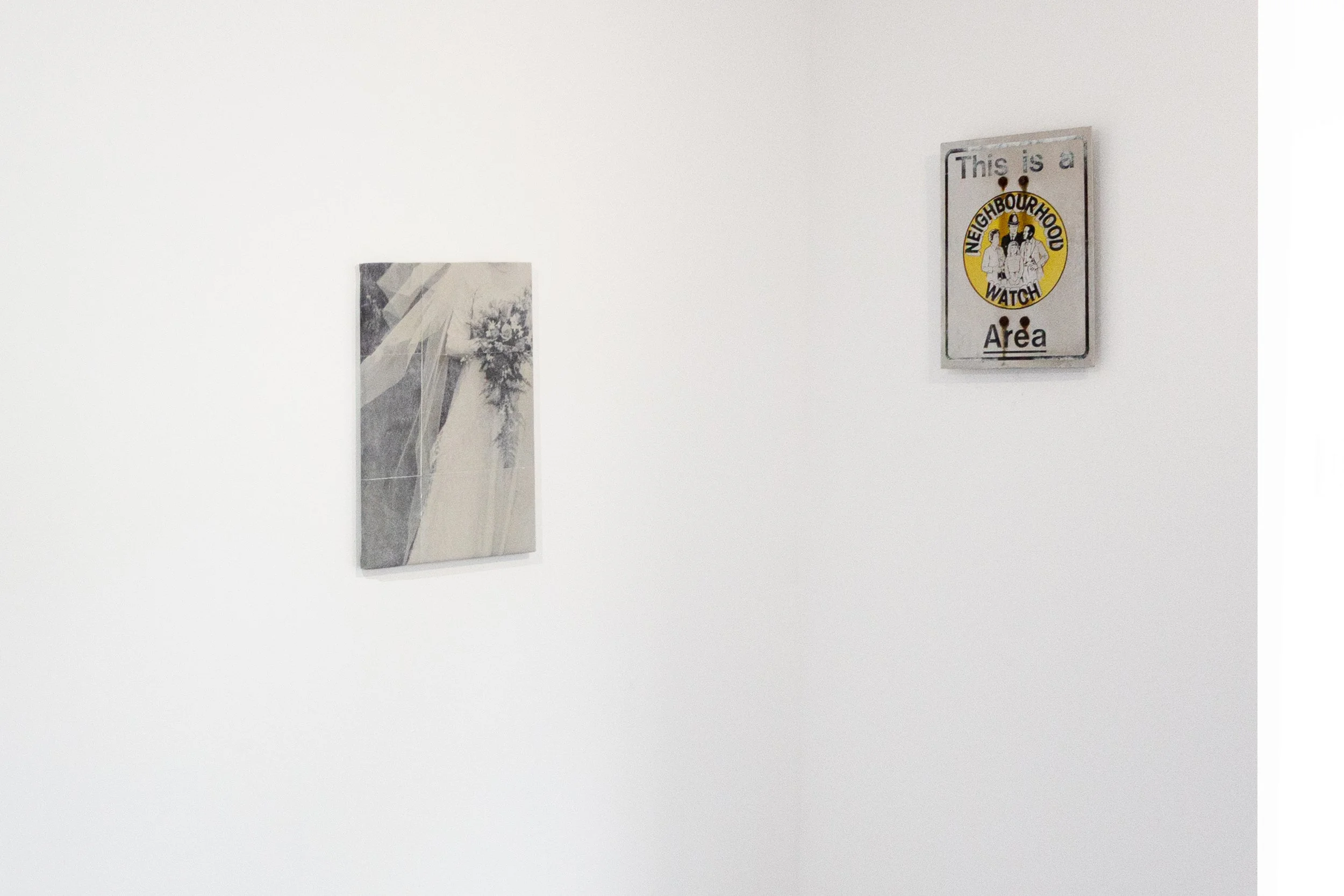 The Wedding of Ellie &amp; Sid, installation view. 