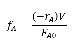 PFR design equation.PNG