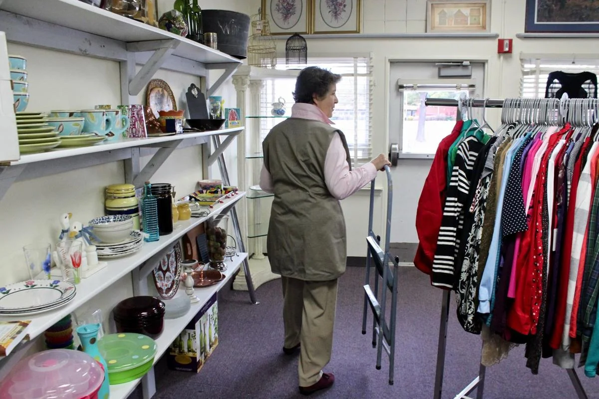 This photo was featured in an article by the Maryland Independent regarding our Thrift Shop!