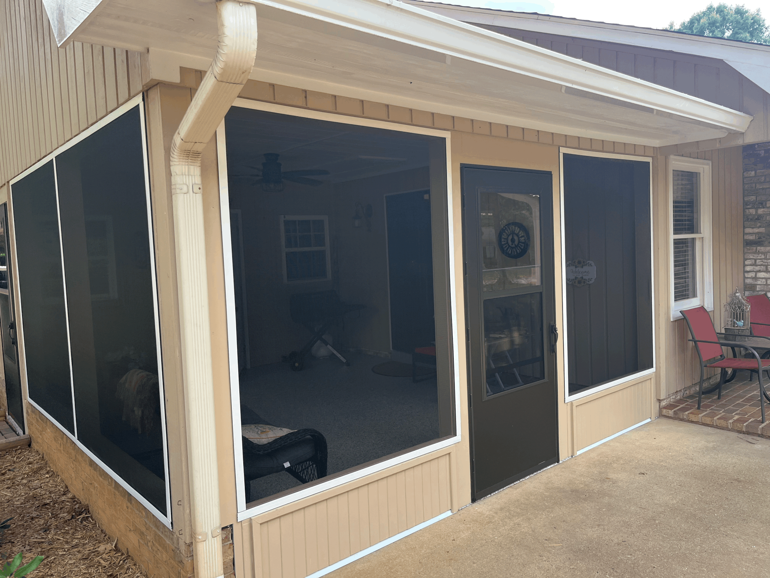 Screen Porch Front Exterior