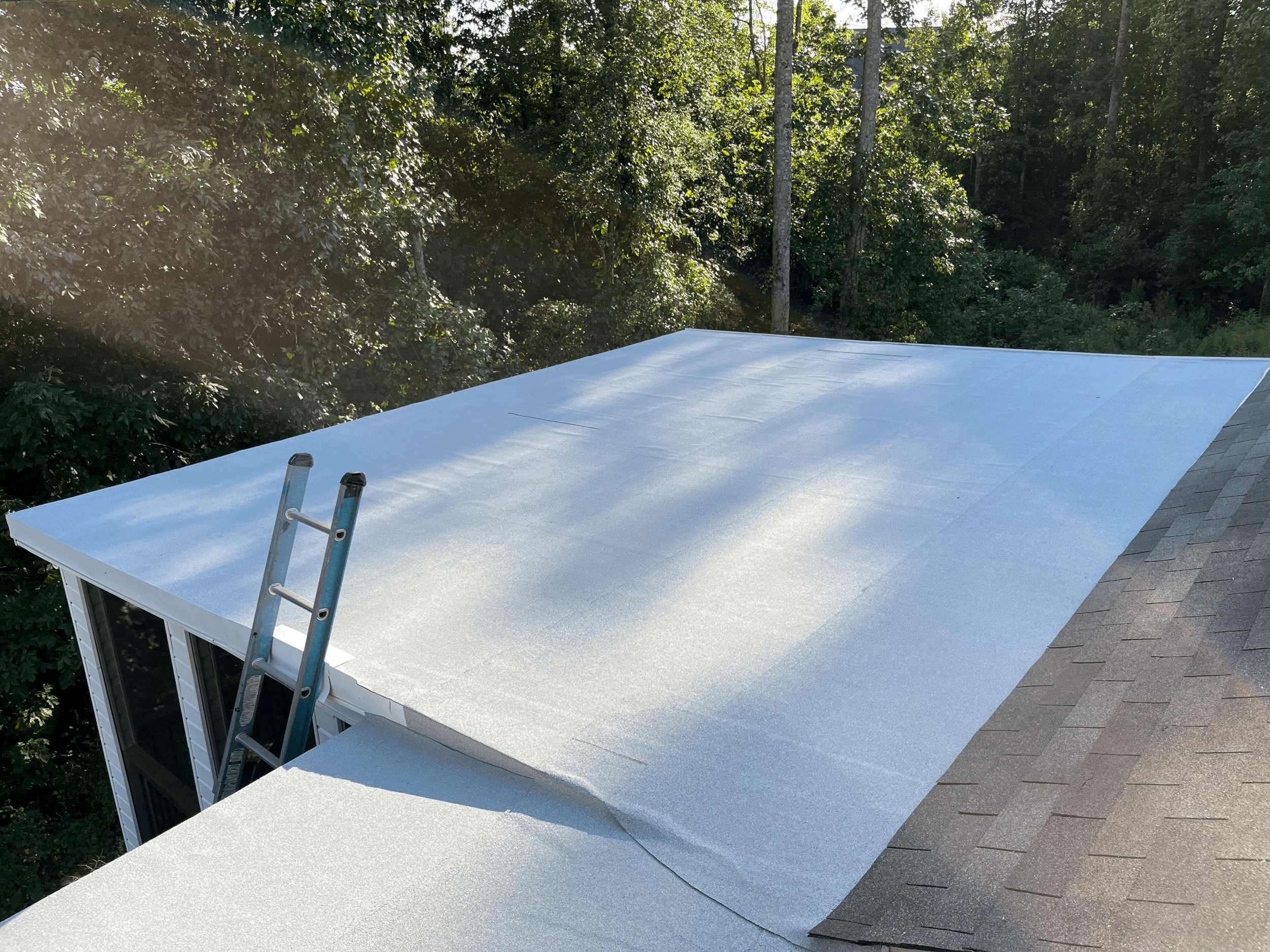 New Self Adhered Flatroof System
