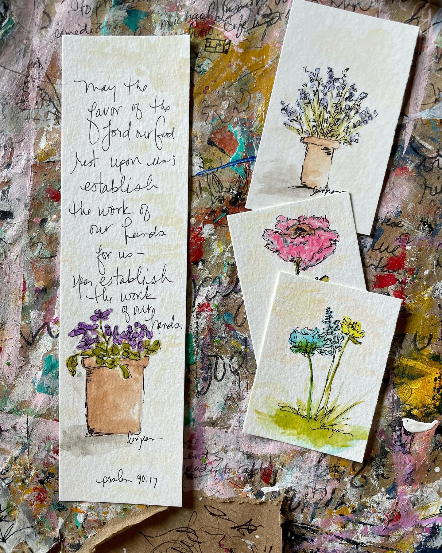 .
A Saturday blessing. I read this verse this morning and it just lingered in my heart and head. I hope it blesses you too.
.
#handoaintesdbookmarks #handpaintedbusinesscards #justcreate #becreativechallenge2021 #thelorijean #watercolorandink