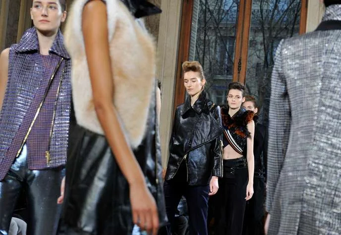 Défilé Bouchra Jarrar, le 21 janvier à Paris. AP/Zacharie Scheurer