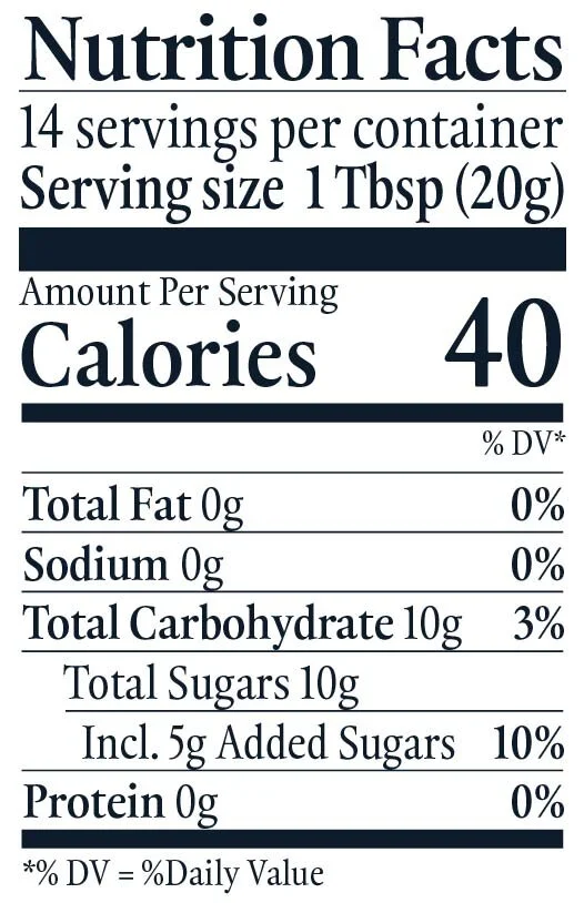 Fruit Spreads Nutrition Facts St Dalfour