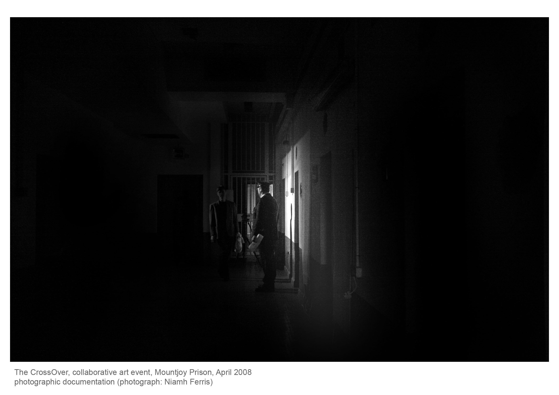 The Cross Over event visitor or viewer waiting to meet inmate in the cell.jpg