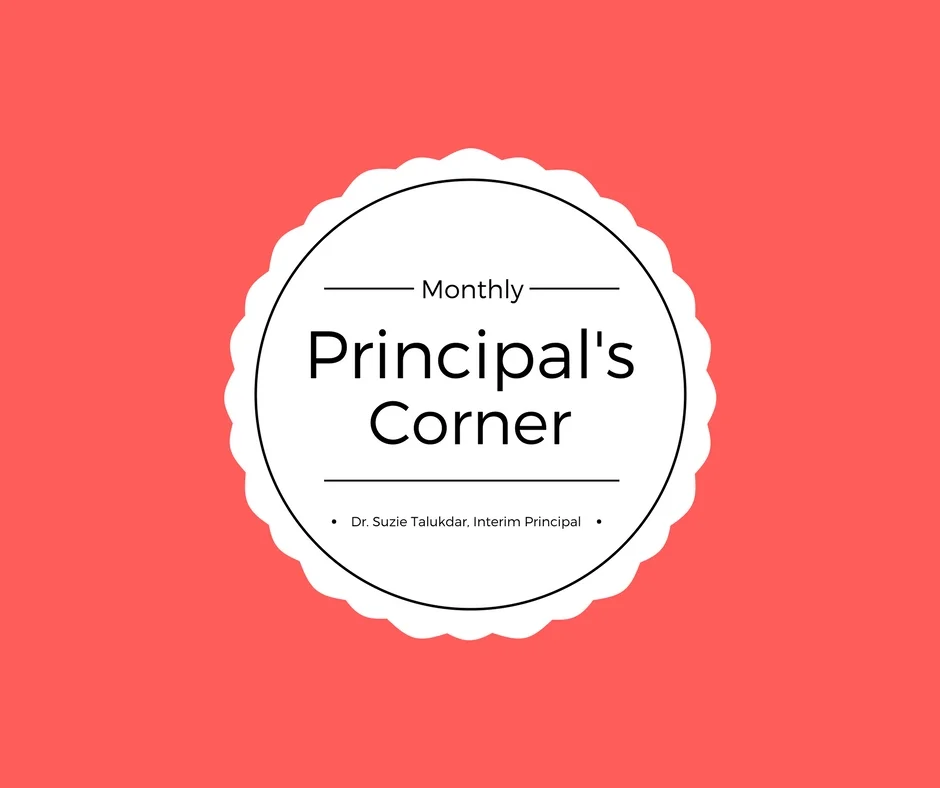 October Principal's Corner
