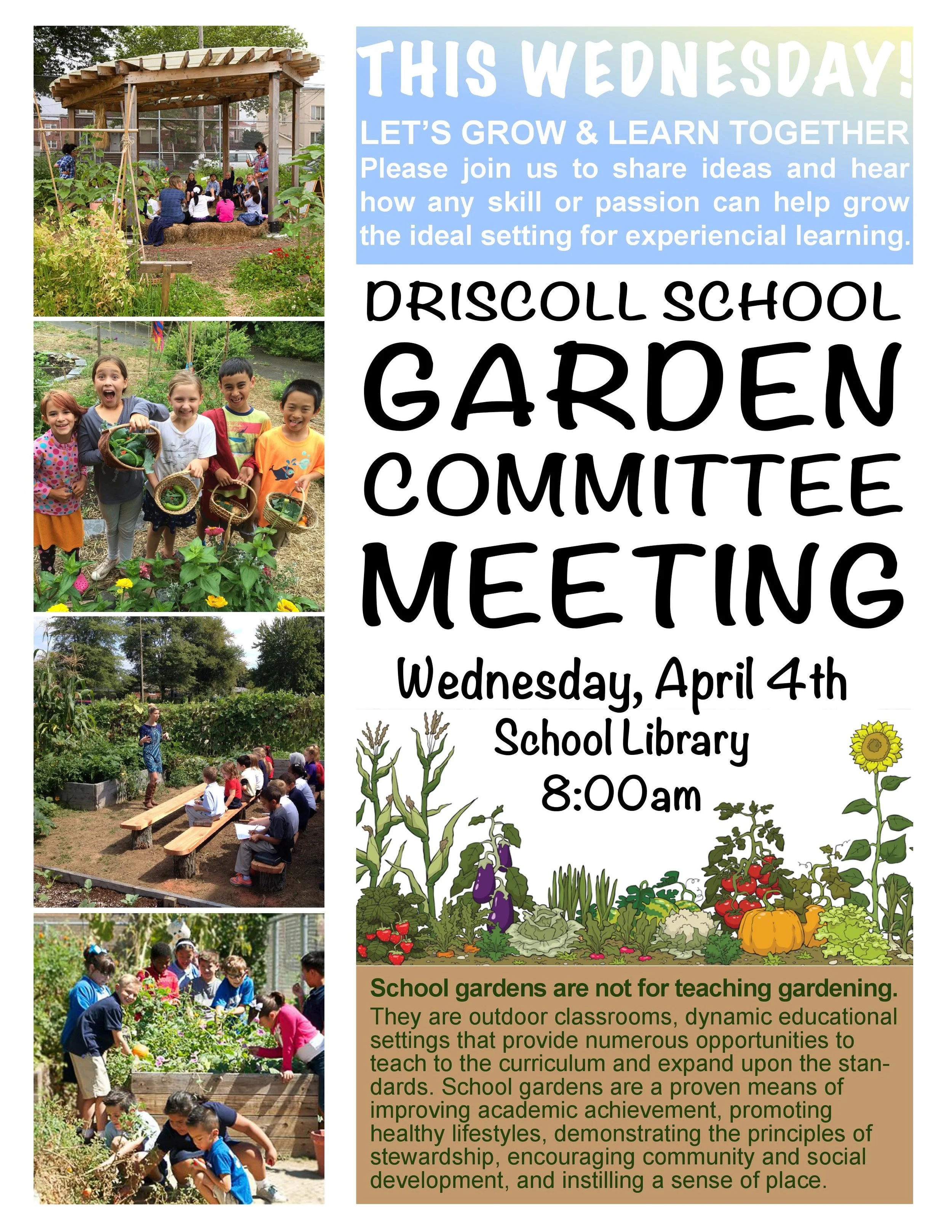 Join the Driscoll Garden Team!