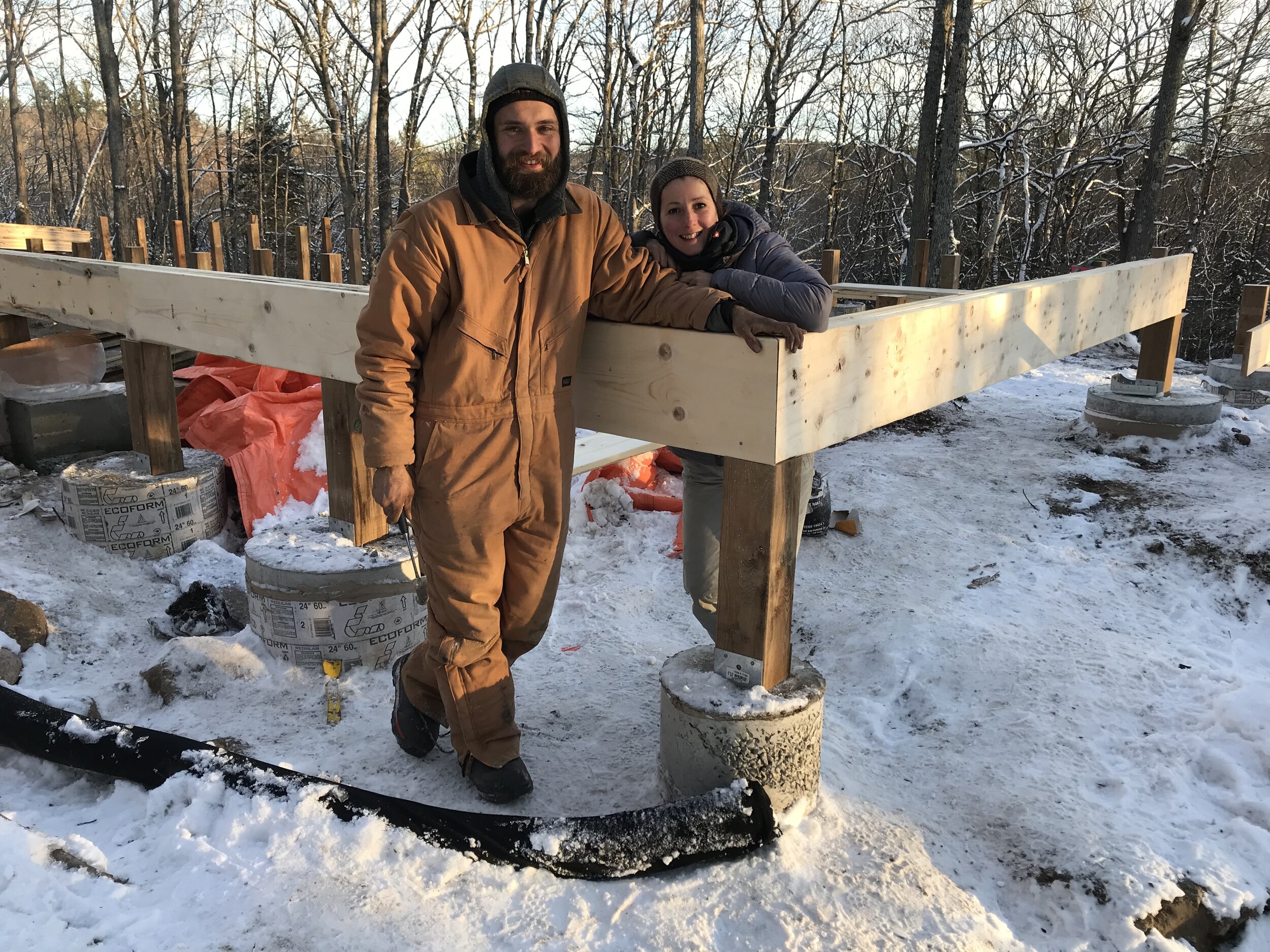 What was it like to do our own pier foundation?