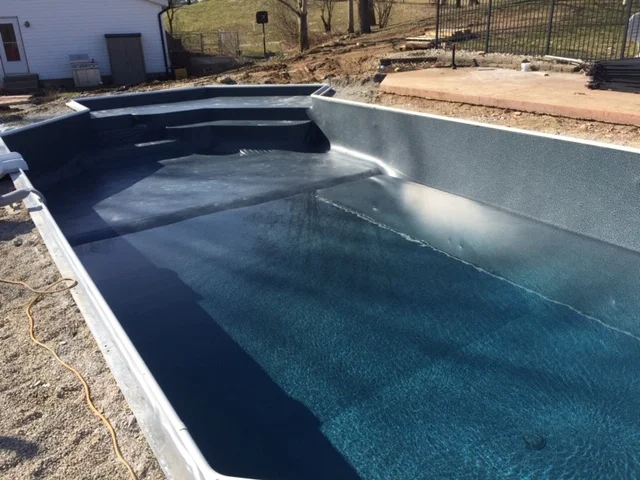 Dark Liner. Sun deck and bench.