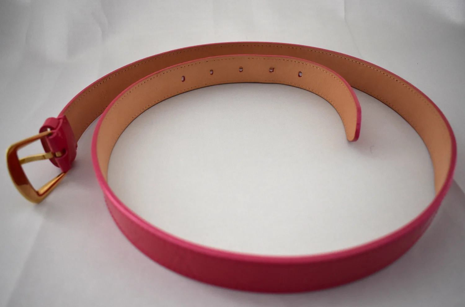 ✨ Louis Vuitton Vernis Skinny Belt 90/36 Pink ✨ $_57.JPG?set_id=880000500F main image 2