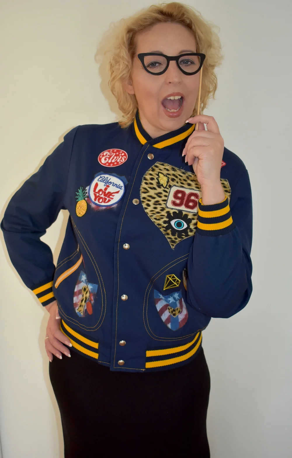 #1IH HIDDEN ELVIS VARSITY JACKET NEW VERISON