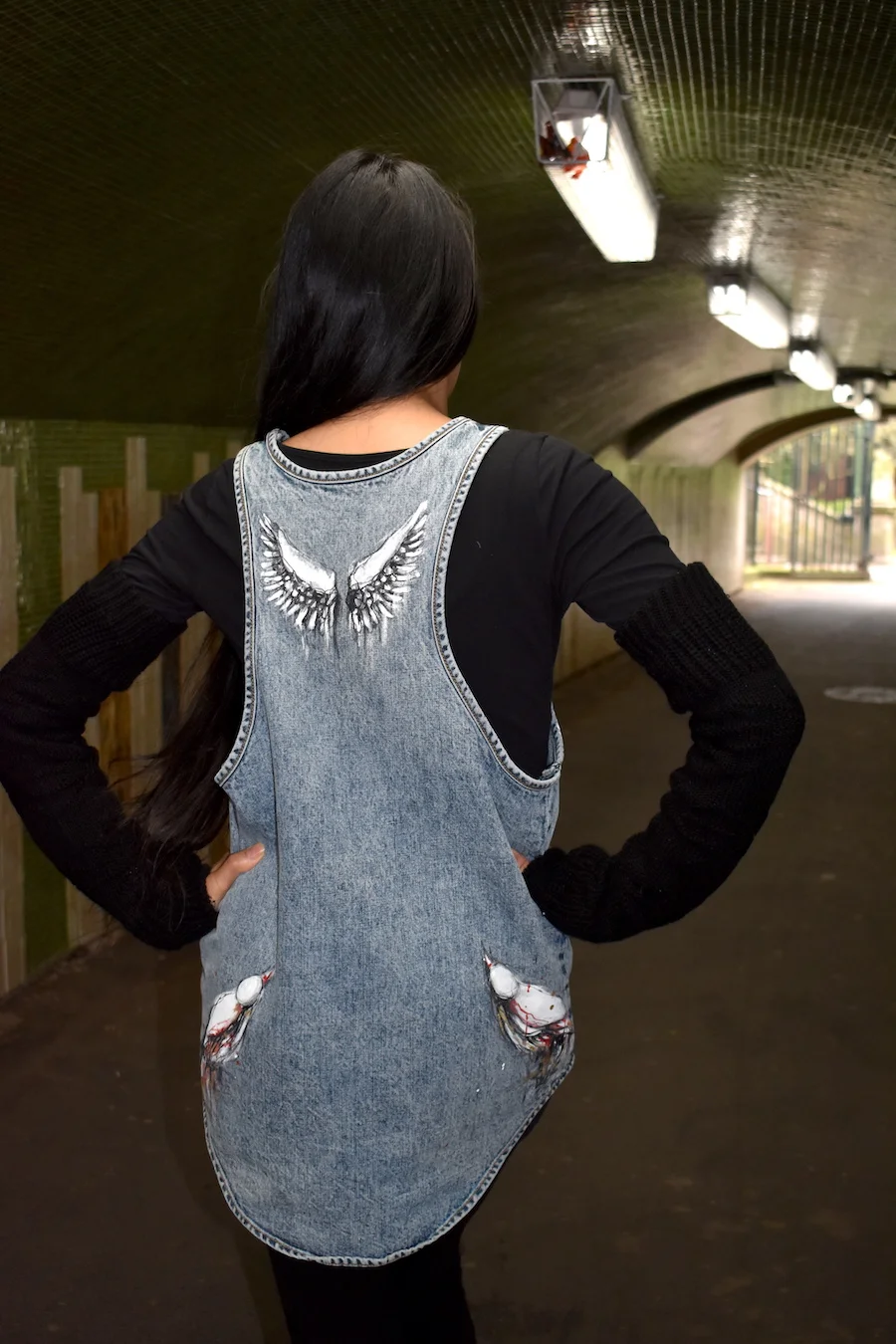 #4IH MARIOS STONEWASH DENIM VEST  BACK3.JPG