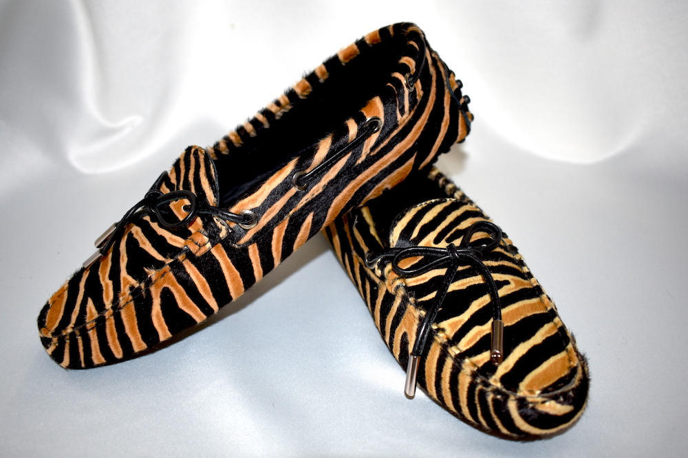 TODS TIGER PRINT LOAFERS — ThriftVIP®