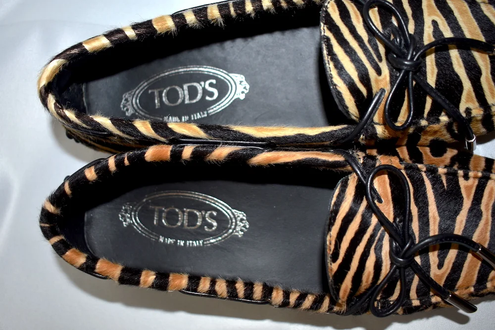 #2A TODS TIGER PRINT LOAFERS3