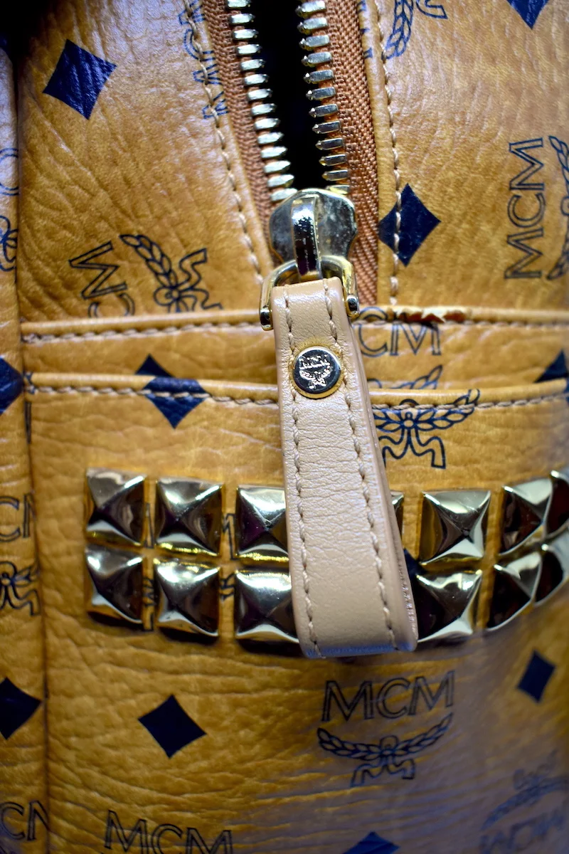 #31A MCM - a Stark PM backpack  C.U. DETAIL