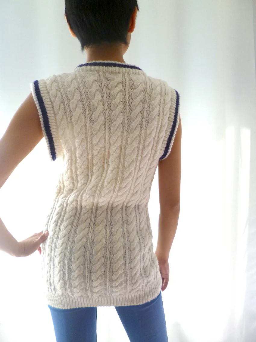 #4SS LOVE APPLIQUE CRICKET KNIT BACK 2