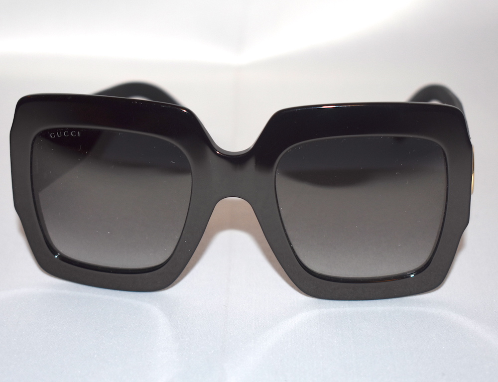 gucci oversized square sunglasses black
