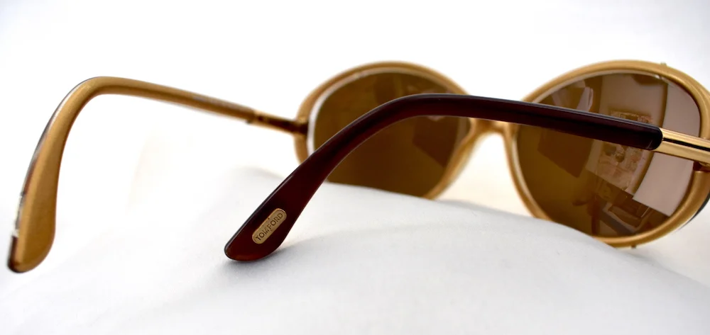 #14A TOM FORD MODEL 130 large bug eye frames SIDE ANGLE