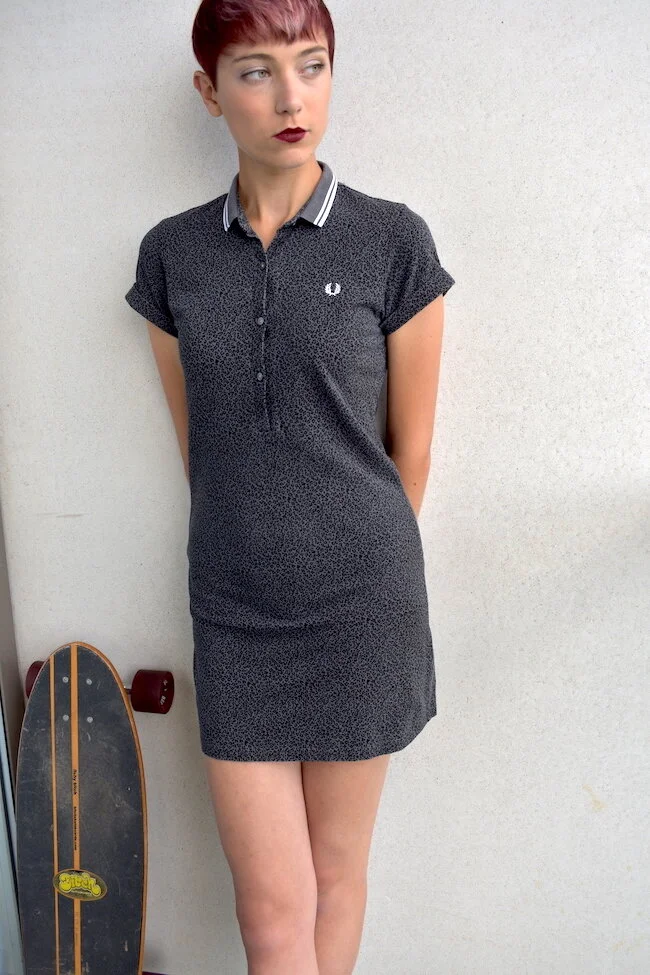 #7T FRED PERRY SPORTY SHIRT DRESS 
