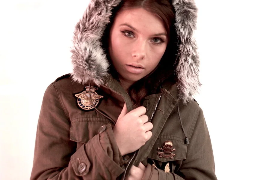 #34AW MILITARY MOD PARKA WITH FAUR FUR HOOD