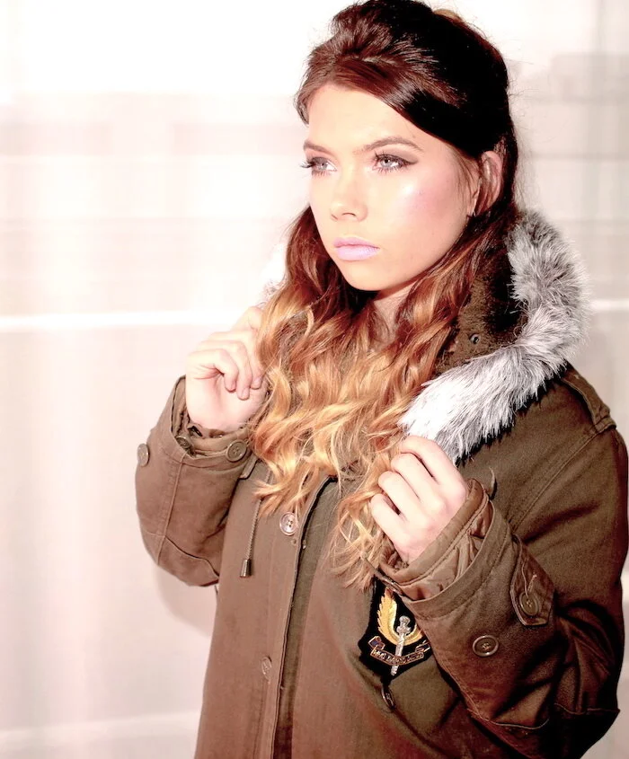 #34AW MILITARY MOD PARKA WITH FAUR FUR HOOD