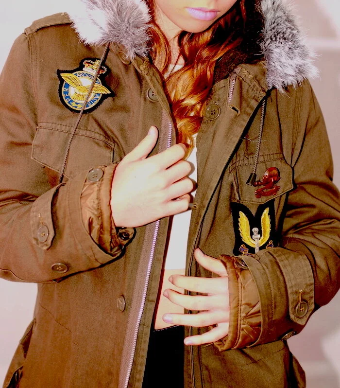#34AW MILITARY MOD PARKA WITH FAUR FUR HOOD