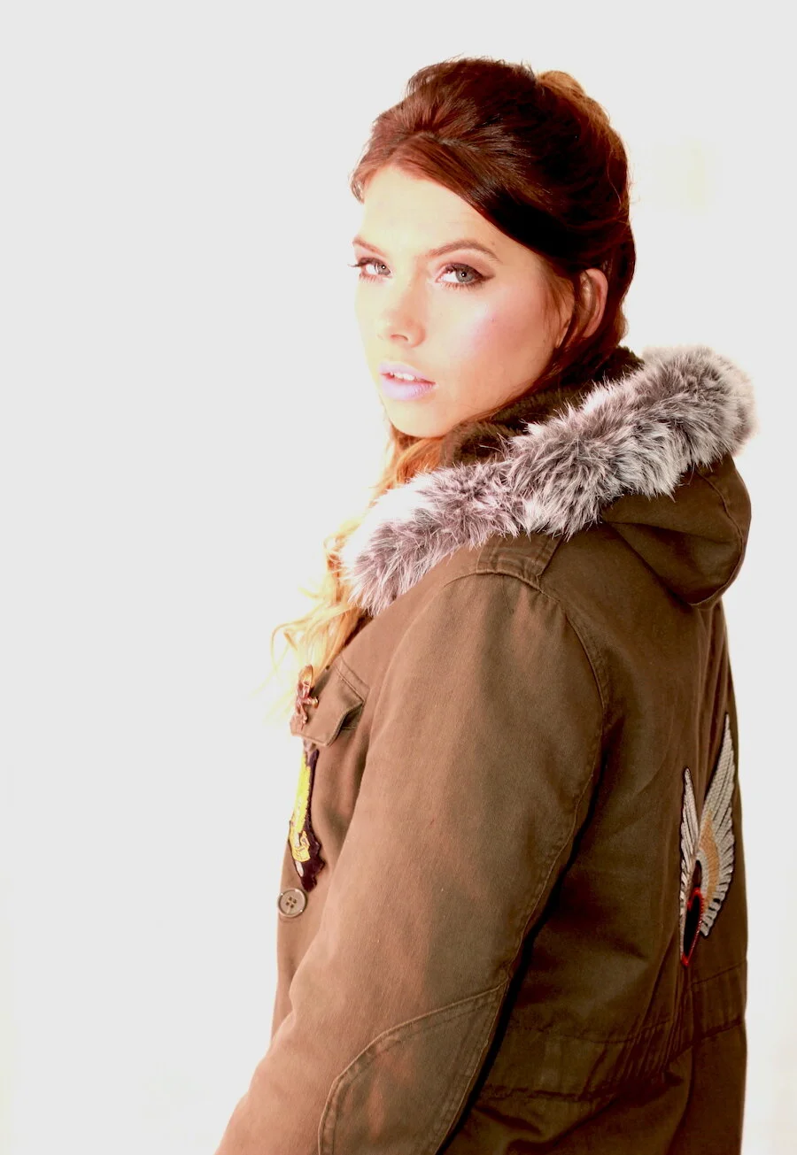 #34AW MILITARY MOD PARKA WITH FAUR FUR HOOD