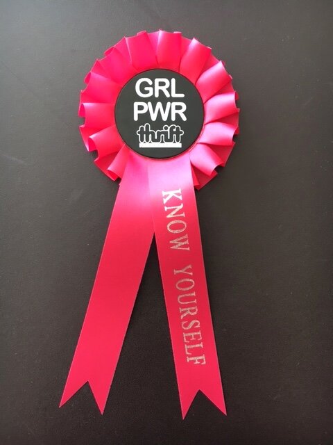 #19-31IH X12 AND ONE SAMPLE GRL PWR BUNNY TEES ROSETTE KNOW YOURSELF.JPG